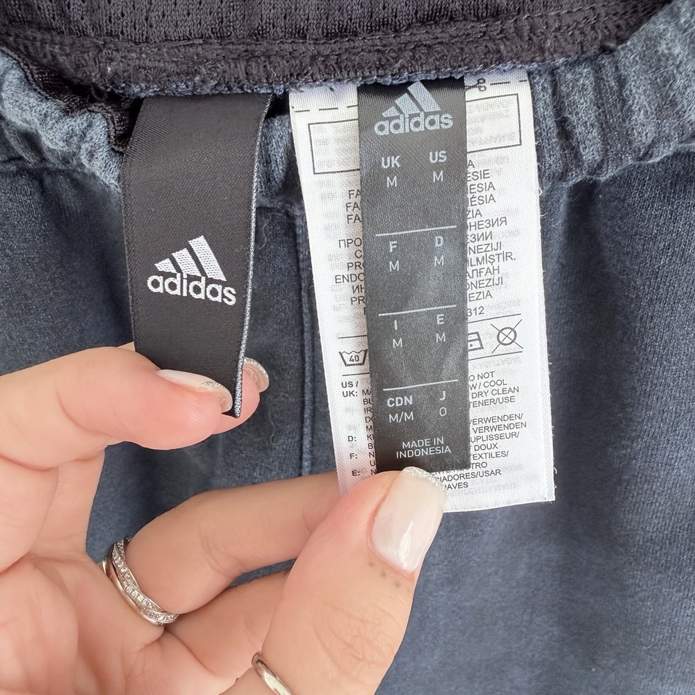 Adidas Men's Washed-Tye Dye Navy Black Sweat Pants Size‎ Medium - Picture 4 of 8